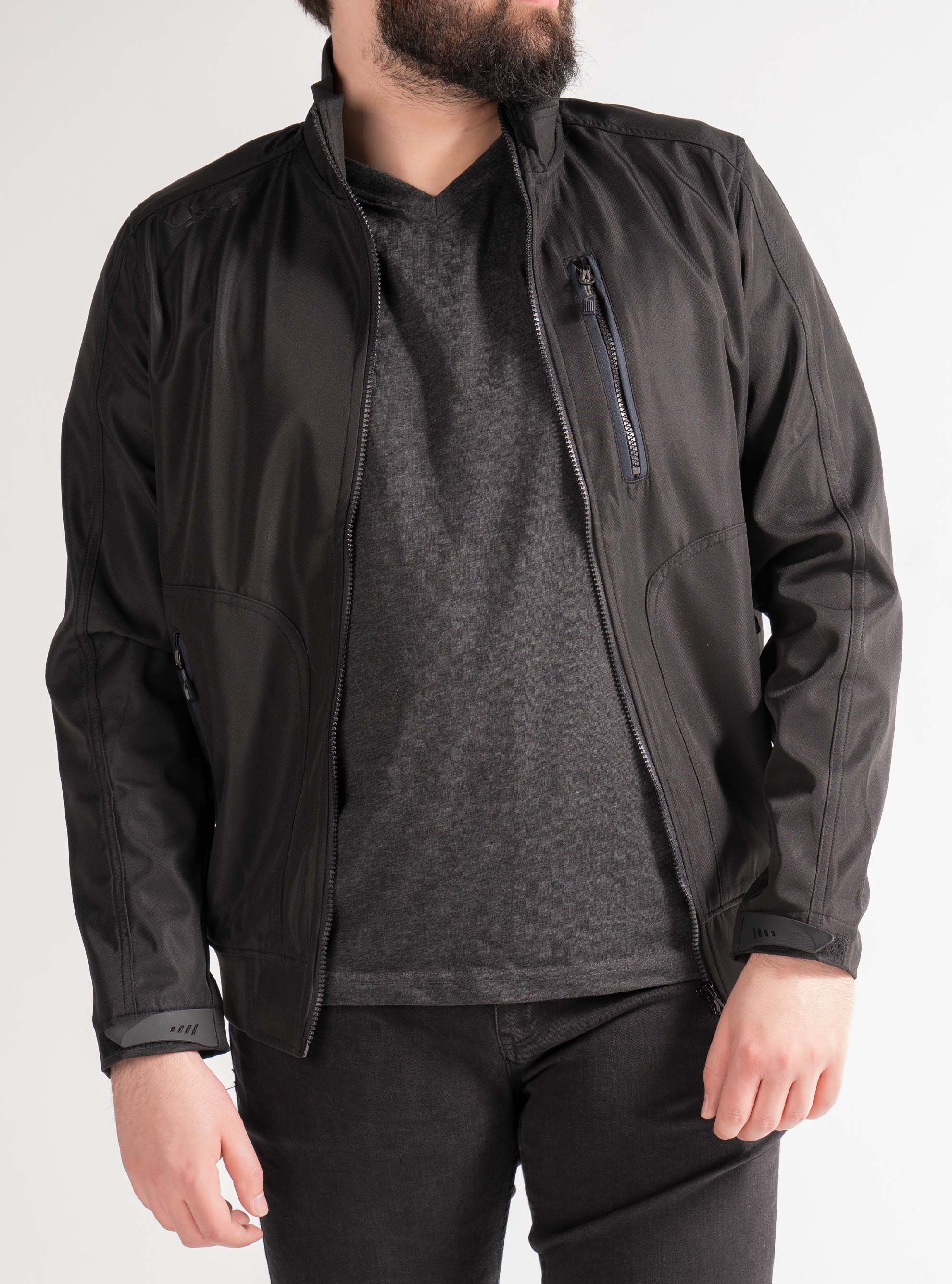 Solid Charcoal Transition Coat