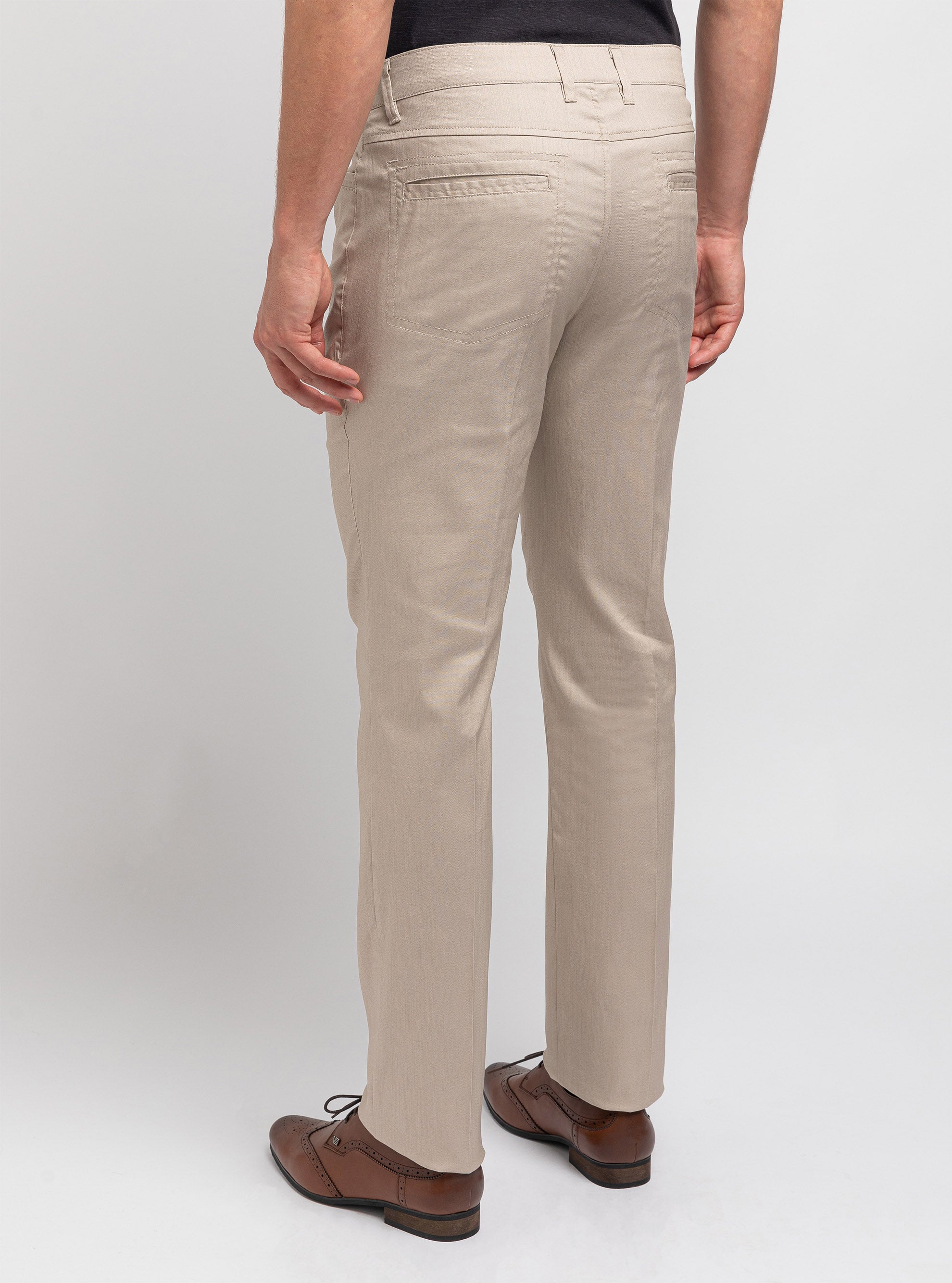 Textured Stretch Weave Pants