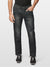 Black faded elastic jeans