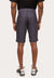 Bermuda shorts with horizontal flame print