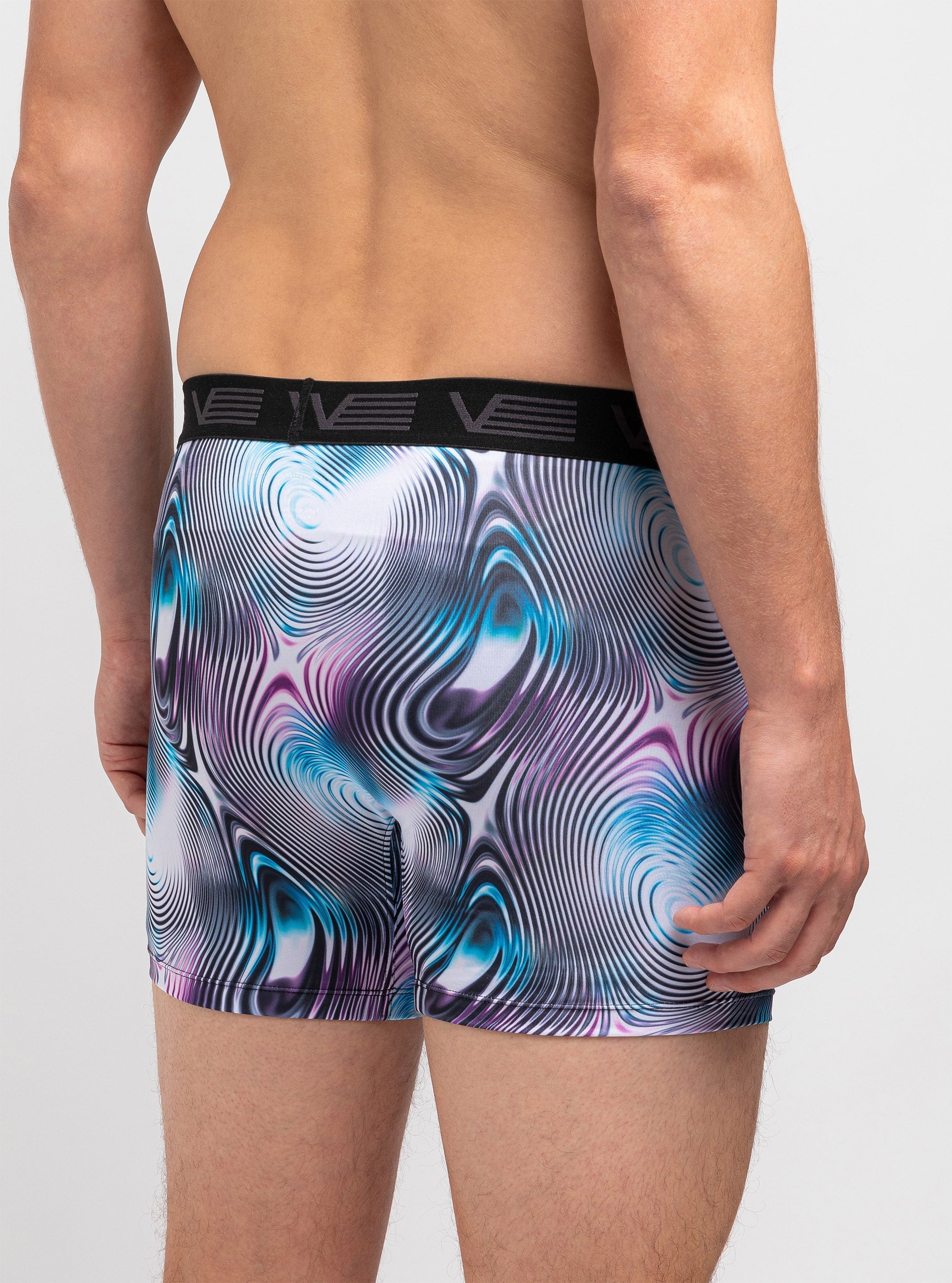 Psychedelic print boxer