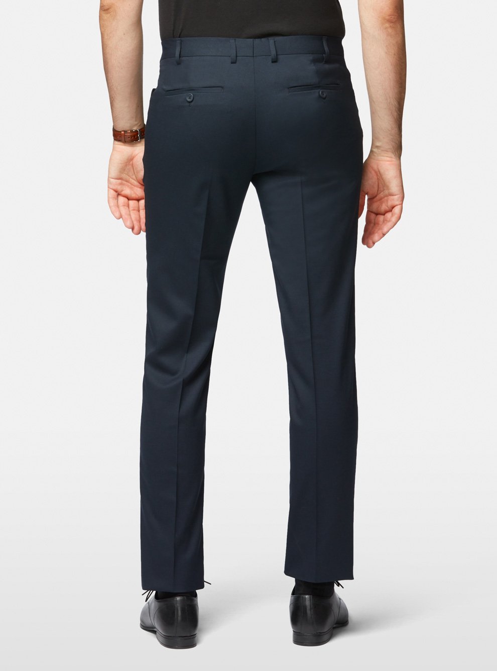 Lightweight wool and polyester weave pants