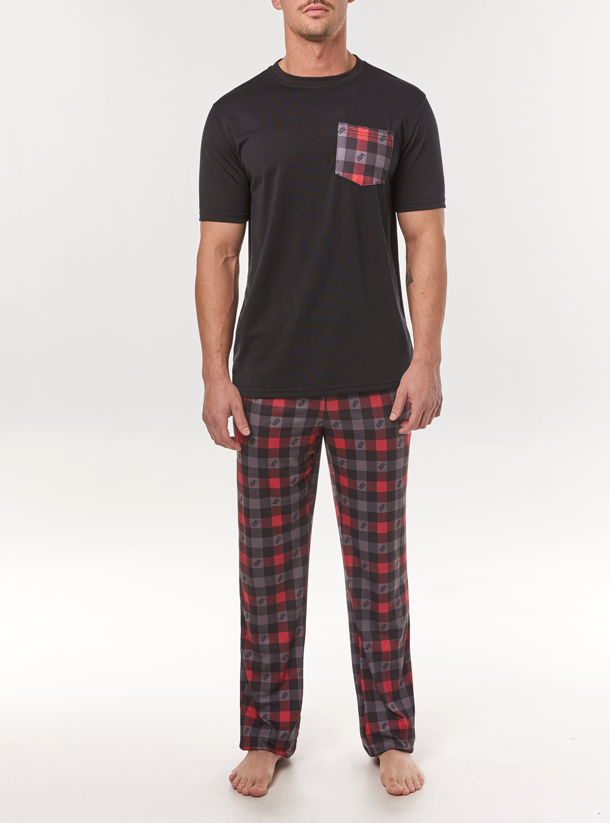 Red multiple combo pajama set